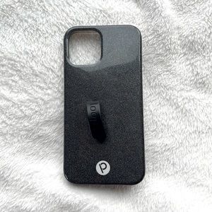 IPhone 12/12 Pro black sparkle Loopy Case